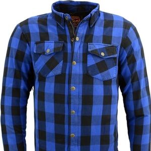 Milwaukee Leather Performance Apparel-Men’s Plaid Flannel with Armor